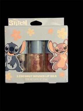 3-Pack Coconut Infused Stitch Lip Oils
